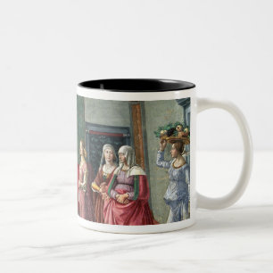 The Birth of St. John the Baptist (fresco) (see al Two-Tone Coffee Mug