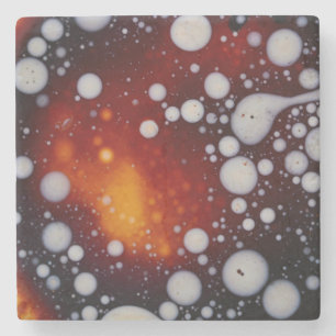 The Birth of Stars in an Abstract Liquid Stone Coaster