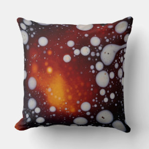 The Birth of Stars in an Abstract Liquid Throw Pillow