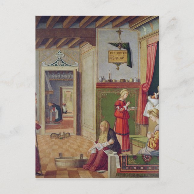 The Birth of the Virgin, 1504-08 Postcard (Front)