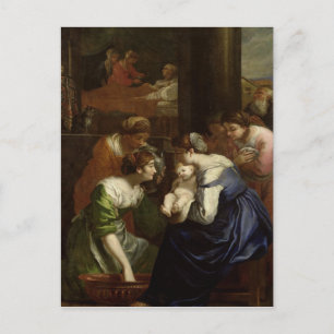 The Birth of the Virgin, c.1620 Postcard