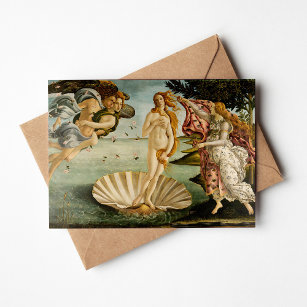 The Birth of Venus   Botticelli Card