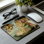 The Birth of Venus | Botticelli Mouse Pad<br><div class="desc">Sandro Botticelli’s iconic painting The Birth of Venus depicts the goddess Venus emerging from the sea upon a shell, symbolizing her birth. Surrounded by mythological figures, she is delicately posed, with her long, flowing hair and soft, ethereal expression embodying beauty and grace. The painting is celebrated for its harmonious composition,...</div>