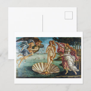 The Birth of Venus   Botticelli   Postcard