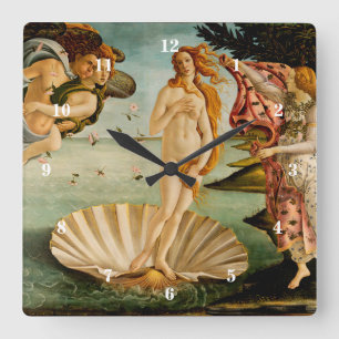 The Birth of Venus   Botticelli Square Wall Clock