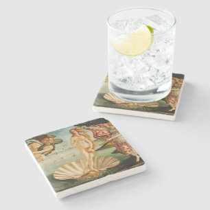 The Birth of Venus Botticelli Stone Coaster