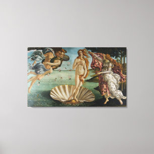 The Birth Of Venus (by Sandro Botiicelli) Canvas Print