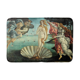 The Birth of Venus by Sandro Botticelli Bath Mat