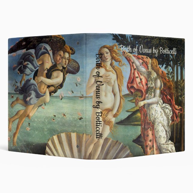 The Birth of Venus by Sandro Botticelli Binder (Background)