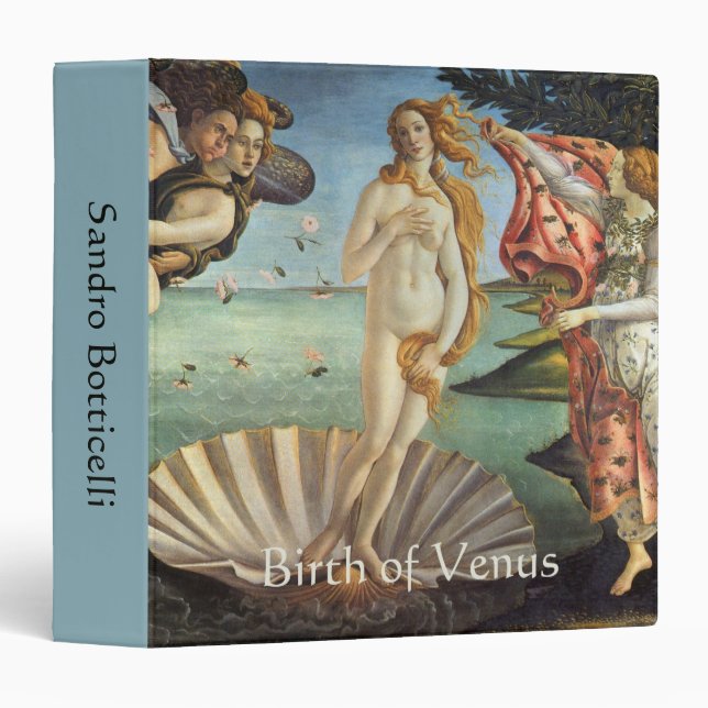 The Birth of Venus by Sandro Botticelli Binder (Front/Spine)