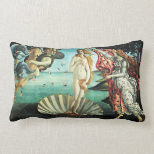 The Birth of Venus by Sandro Botticelli Lumbar Pillow