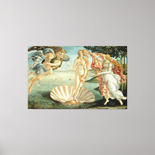 The Birth of Venus, c.1485 (tempera on canvas) Canvas Print