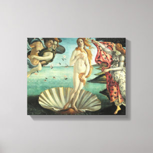 The Birth of Venus - Classic Art by Botticelli Canvas Print