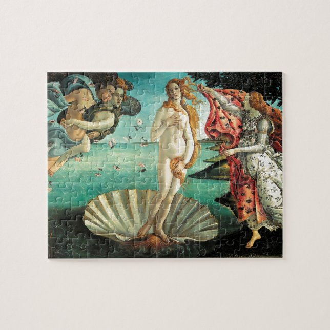 The Birth of Venus - Classic Art by Botticelli Jigsaw Puzzle (Horizontal)