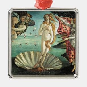 The Birth of Venus - Classic Art by Botticelli Metal Ornament