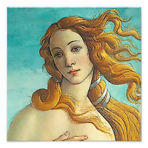 The Birth of Venus - Close up Photo Print