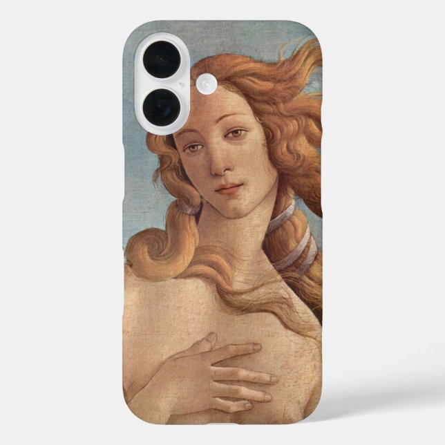 The Birth of Venus (detail) by Sandro Botticelli Case-Mate iPhone Case (Back)