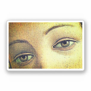 The Birth of Venus (detail of eyes)