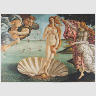 The Birth of Venus (detail), Sandro Botticelli Tissue Paper