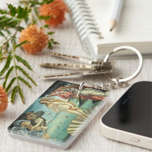 The Birth of Venus Keychain