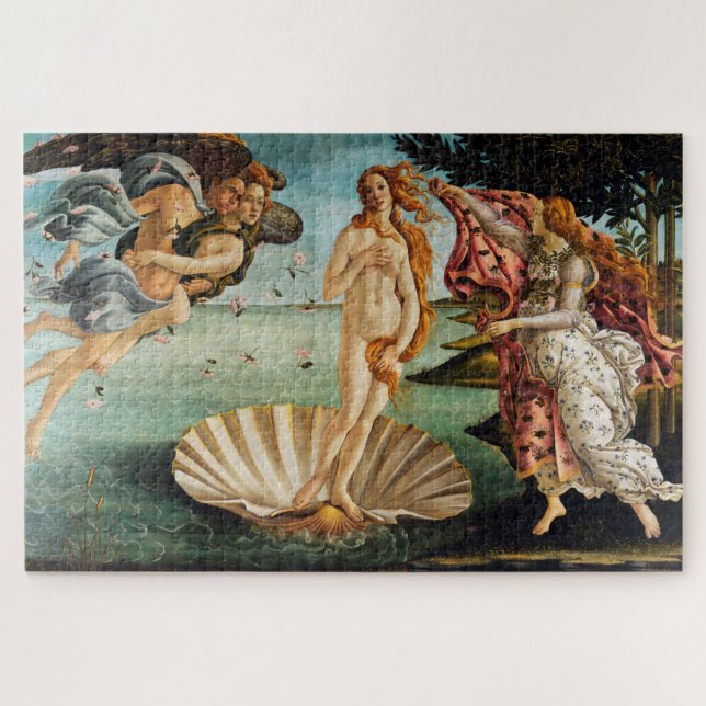 The Birth of Venus, Sandro Botticelli Jigsaw Puzzle (Horizontal)