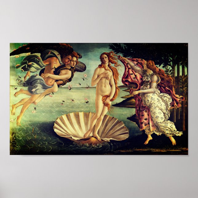 The Birth of Venus – Sandro Botticelli Poster (Front)