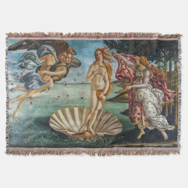 The Birth of Venus | Sandro Botticelli | Throw Blanket (Front)
