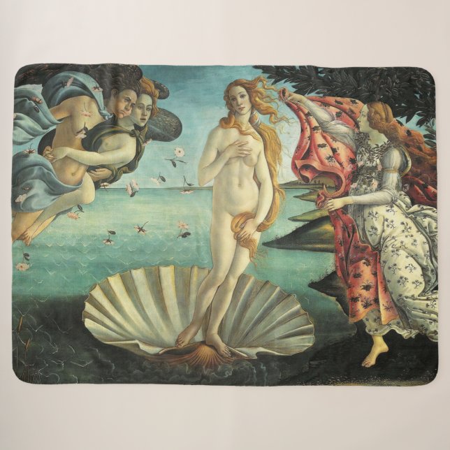 The Birth of Venus Sherpa Blanket (Front (Horizontal))