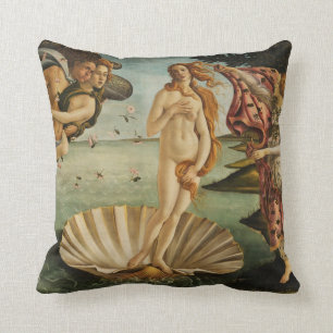 The Birth of Venus Throw Pillow