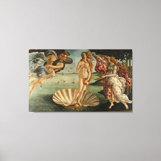 The Birth of Venus (Triptych) Canvas Print