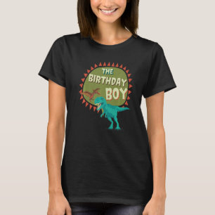 The Birthday Boy Dinosaur Theme Matching Family Pa T-Shirt