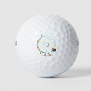The birthday party donut golf balls