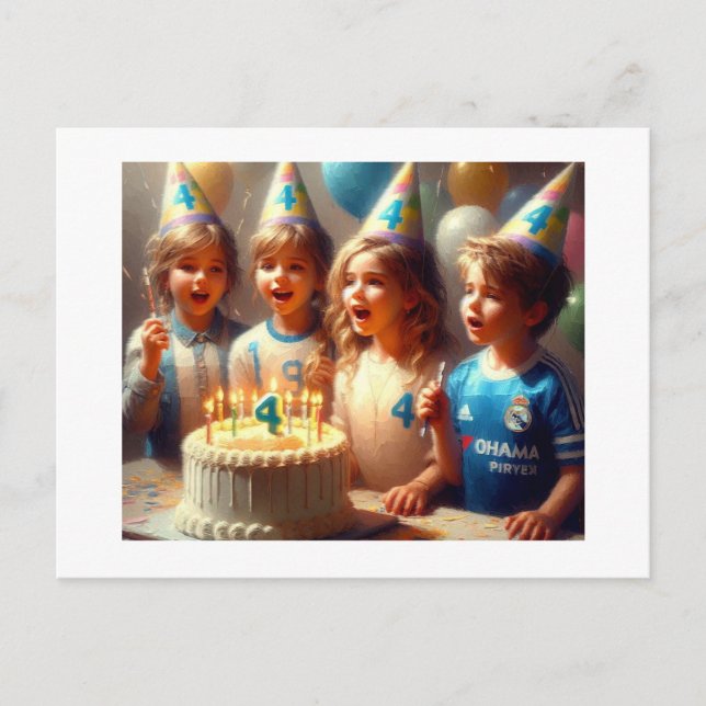 The Birthday Party,  Postcard (Front)