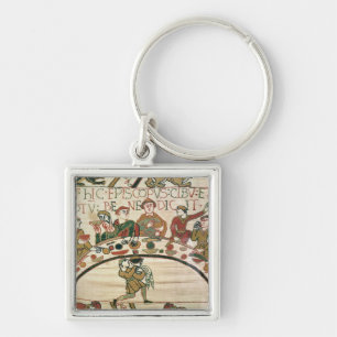 The bishop blesses the food and drink keychain