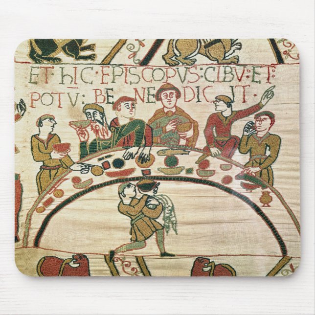 The bishop blesses the food and drink mouse pad (Front)