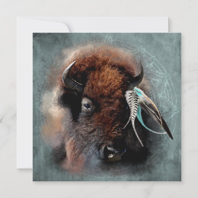 The Bison - Inviation, Invite Card (Front)