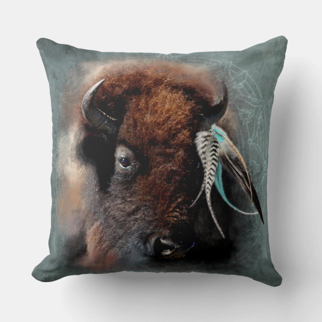 The Bison - Pillow (Front)