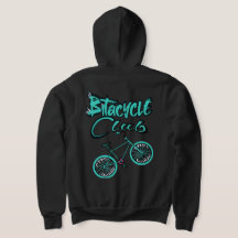 The Bitacycle Club Hoodie Aqua