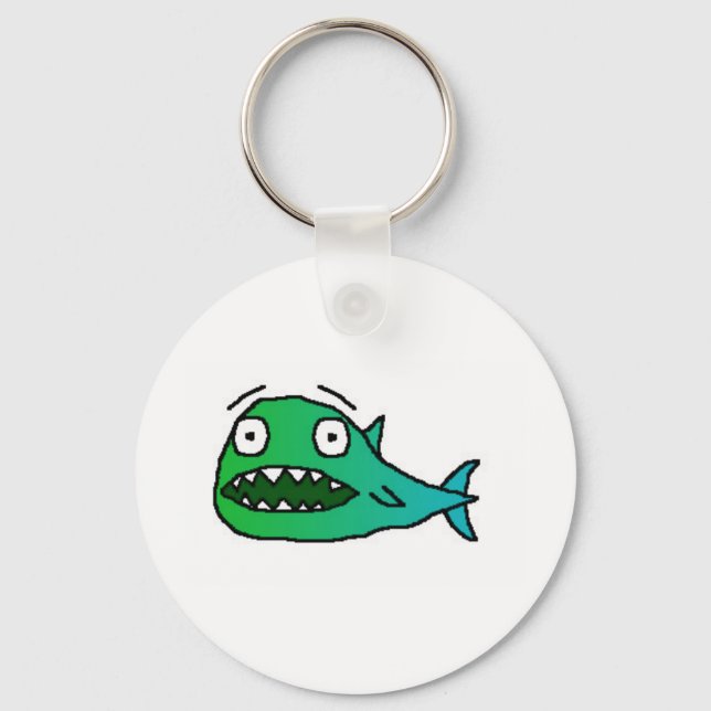 The Bitey Fish Keychain (Front)