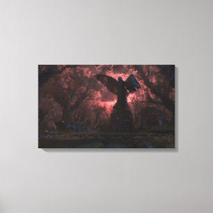 The Black Angel Canvas Print