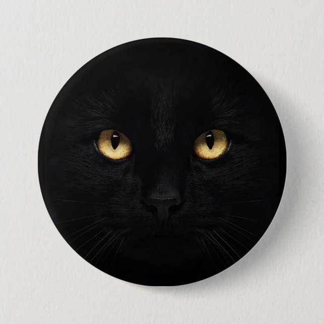 The Black Cat Button (Front)