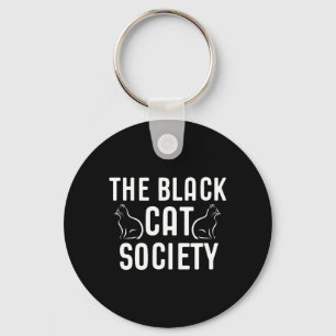 The Black Cat Society Gift Keychain