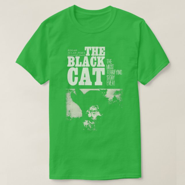 The Black Cat T-Shirt (Design Front)