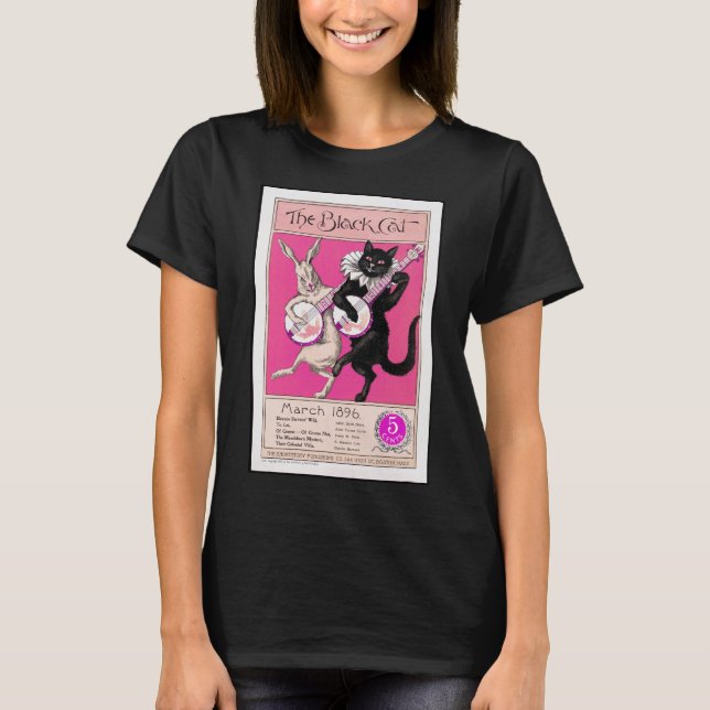 The Black Cat T-Shirt (Front)