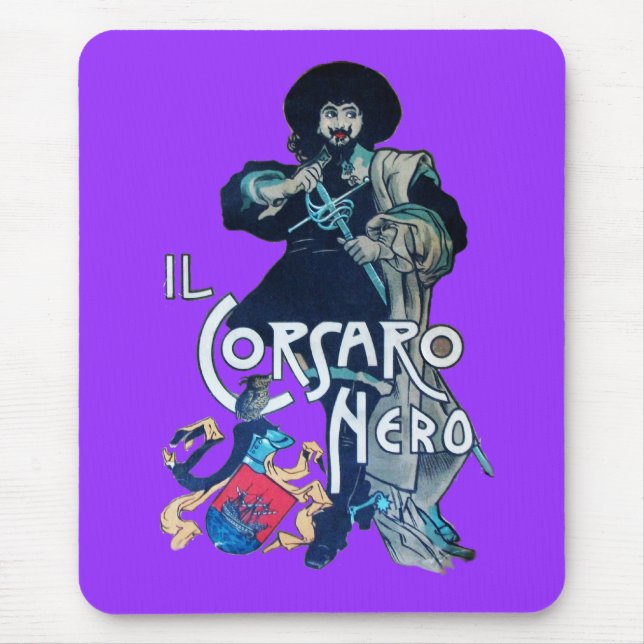 THE BLACK CORSAIR MOUSE PAD (Front)