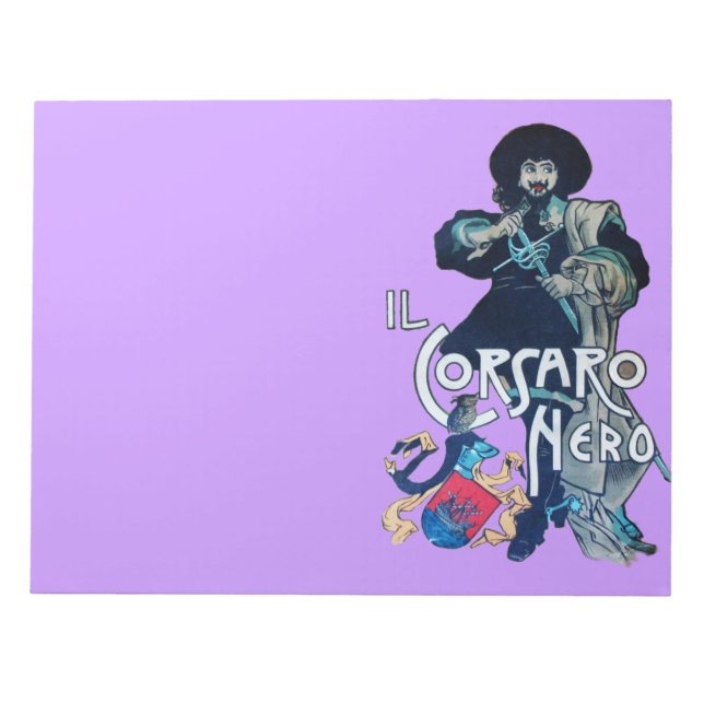 THE BLACK CORSAIR NOTEPAD (Front)