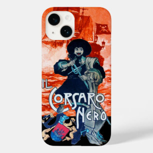 THE BLACK CORSAIR /Pirate Ship Battle In Red Case-Mate iPhone 14 Case