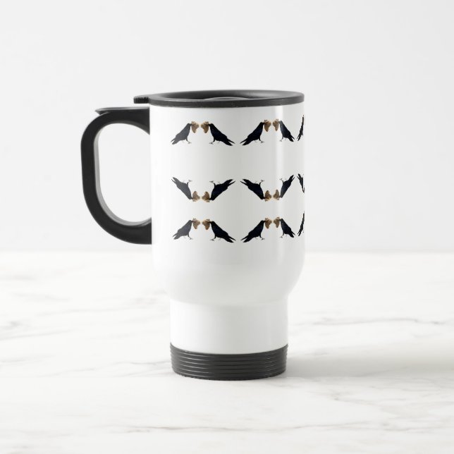 The Black Crow Travel Mug (Left)
