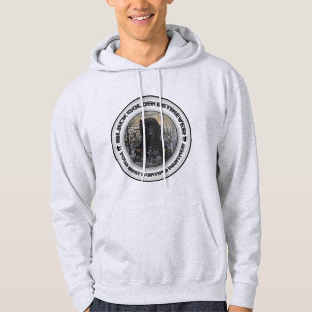 The Black Golden Retrievers   Hoodie (Front)