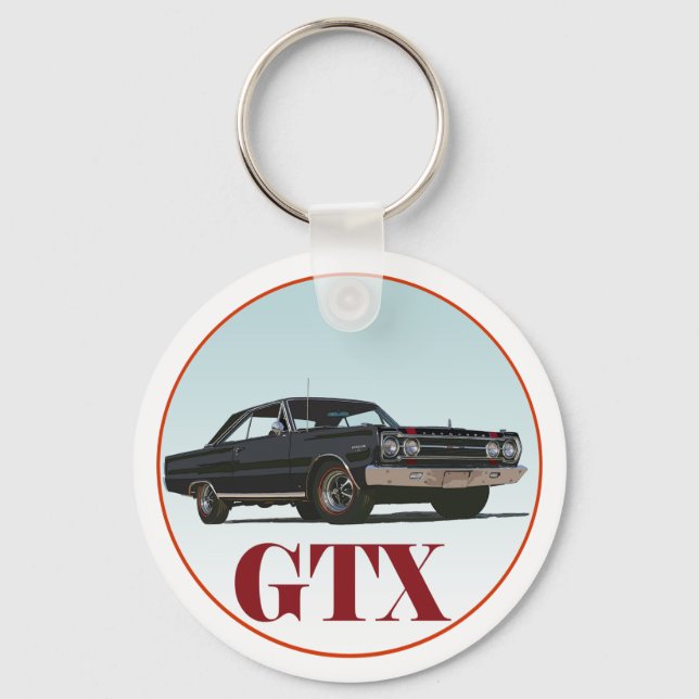 The Black GTX Keychain (Front)